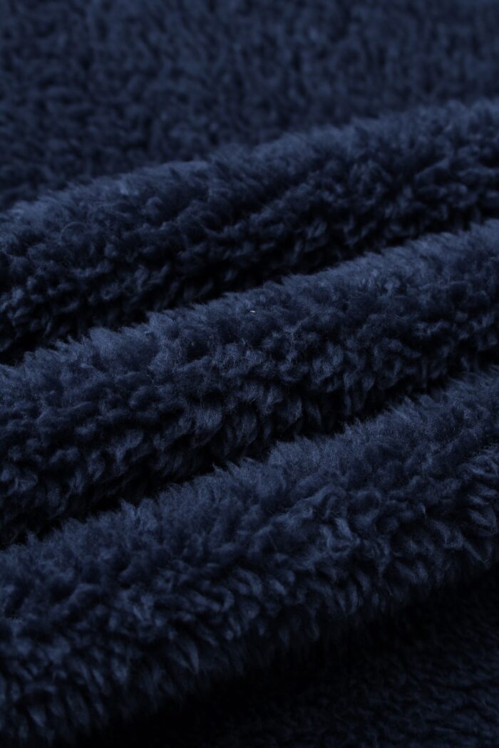 Comfyhome Men‘s Ultra Soft Solid Sherpa Fleece Hoody Winter Robe - Image 3
