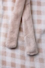 Comfyhome Women‘s Warm Check Printed Flannel Fleece Lapel Zipper Winter Housecoat - Image 4