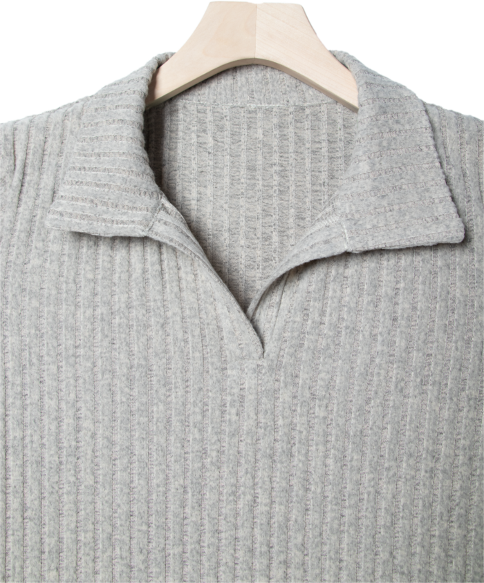 Comfyhome Women‘s Ripple Thick Needle Thread Fleece Lapel Collar Spring Nightdress - Image 2