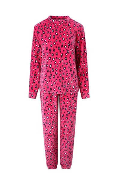Comfyhome-Womens-Animal-Pattern-Printing-Flannel-fleece-Pajama-for-Bedroom