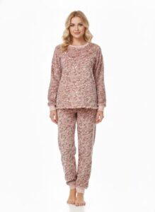 Comfyhome-Womens-Back-Printing-Flannel-fleece-Pajama-for-Bedroom